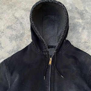 Мужская Рабочая куртка на молнии с капюшоном - Product Image 2