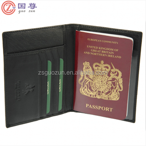 Porte-Passeport en cuir Couverture Organisateur De Voyage Portefeuille Crédit Carte Sellier - Product Image 5