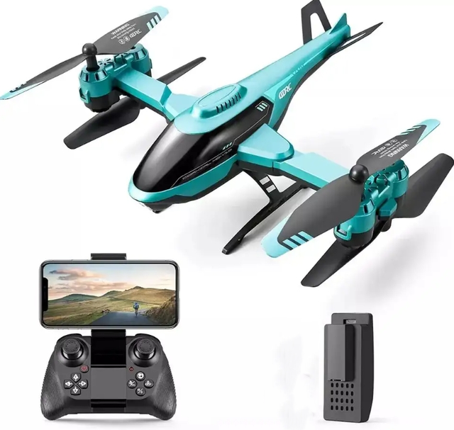 Newest RC Drone with Dual Camera RC WIFI 4K HD Airplane Remote Control V10 Flexible Helicopter As Gift