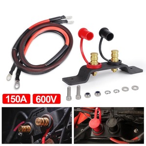 Juego de cables de extensión para terminales de batería, 150A, 600V, cobre puro, para SUV, camión, yate - Product Image 4