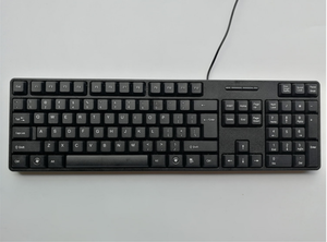 光学式ビジネスキーボード有線A4技術KRS-83 USB 104キー人間工学に基づいたタイピングキーボードデスクトップに最適 - Product Image 2