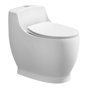 New Design <strong>Black</strong> White Grey Seat Cover Floor Mounted Ceramic S-trap One Piece Wc <strong>Toilet</strong> for Bathroom - Product Image 6