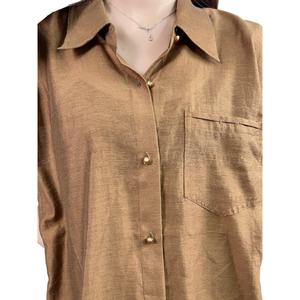 Blusa Elegante y Cómoda para Oficina, Transpirable, de Alta Calidad, Brillante, para Mujer - Product Image 5