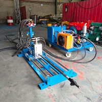 Vente directe d'usine, machine de forage horizontal directionnel portable avec moteur de 6,5 kW, diamètre de forage maximal de 300 mm