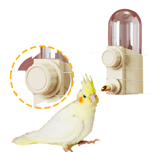 Bebedero de pájaros para mascotas, alimentador de pasador de disparo, y loros jaula para pájaros, alimentador de jaula para pájaros, alimentador de pico de cobre - Product Image 1