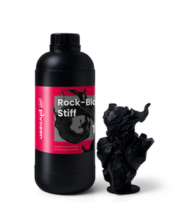 Résine rigide Phrozen Rock-Black 100% pure pour imprimante 3D, création de pièces imprimées en 3D pour l'ingénierie, 1 kg - Product Image 1