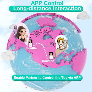 SacKnove 9スピード大人用オタマジャクシ型ワイヤレスウェアラブルパンティ電話バイブレータージャンプエッグ音楽アプリ女性用セックスおもちゃ - Product Image 4