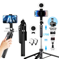 Trépied Perche à Selfie Dodoup Mobile B16 pour Téléphone, Mini Bâton Portable avec Rotation à 360° et Connexion Bluetooth pour Photo et Vidéo