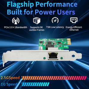 Tarjeta LAN Interna Lekuo PI26R11 con Cable, 10Gbps, PCI X1, con I226 para Uso en Escritorio, en Stock, 9KB Frame, Tarjeta de Red NAS de 2.5G - Product Image 3