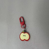 Porte-monnaie en silicone personnalisé, étanche, motif dessin animé champignon pomme, pochette mignonne en forme de dessin animé, sac de rangement portable pour écouteurs et clés