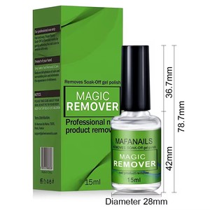 Dissolvant Magique 15ml pour Vernis à Ongles Gel UV – Élimination Rapide du Vernis <span class=keywords><strong>Semi</strong></span>-<span class=keywords><strong>Permanent</strong></span> et de la Colle - Product Image 2