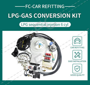 एफसी कार गैसोलीन 6 सिलेंडर गैस रूपांतरण उपकरण किट ऑटो के लिए ऑटोमोबाइल एलपीजी कार गैस सिस्टम उपकरण - Product Image 3