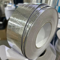 Ruban adhésif en tissu de fibre de verre et feuille d'aluminium composite à mailles de 5*5 mm, forte étanchéité