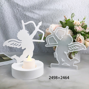 Gran remolino vela molde tarro animal mini Pilar pastel tulipán silicona flores palo carta suculentas ovejas en forma de vela moldes - Product Image 4