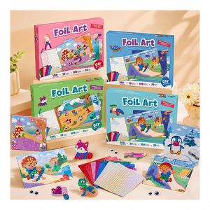 Children Handmade Sparkle Card <b>Kit</b> Includes Adhesive Boards Bright Transfer Papers Foam <b>Models</b> and Simple Press Tools - Product Image 5