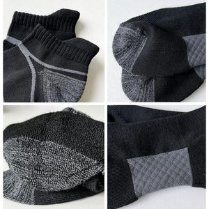 Suaskk Men's Ankle Athletic <b>Socks</b> 5 Pairs Cushioned Anti Blister Running Breathable Moisture Wicking Sports <b>Socks</b> - Product Image 2