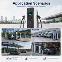 Chargeur rapide DC à double connecteur 120kW 160kW 180kW CCS2 GB/T OCPP avec partage d'énergie intelligent pour projets de stations de recharge publiques