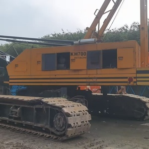 Grúa sobre orugas Hitachi amarilla usada, equipo de construcción de alta resistencia con caja de cambios, motor y rodamientos - Product Image 2