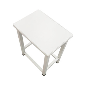 Steel <b>Square</b> Stool YY-FD720 Wooden Top School Student Workshop Chair Durable Heavy Duty Furniture - Product Image 4