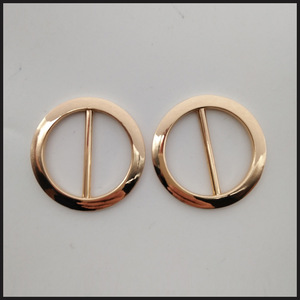 Hebilla de anillo en D de aleación de zinc, color oro claro, 2,8 cm de diámetro interior, para bolsos y zapatos, accesorio metálico duradero - Product Image 3