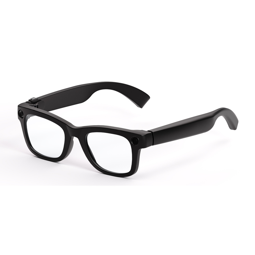 New T100 AI Smart Glasses 1080P HD Camera Real-Time Translation Hands-Free Video Recorder 8MP IPX5 Waterproof 300mAh Glasses