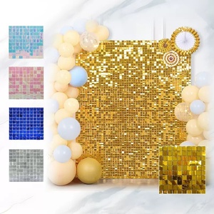 1 Glanzende Wandpanelen Pailletten Achtergrond Ronde Vierkante Pagode Diamantvorm voor Bruiloft Verjaardag Feest Evenement Foto Achtergrond Decoratie - Product Image 3
