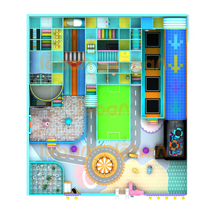 Parque Infantil Interior Personalizado de 500 m² con Temática Espacial, Toboganes Grandes, Juegos Interactivos y Zona de Juegos Suave para Niños - Product Image 5