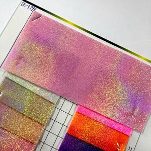 Feuilles de support hologramme en cuir non tissées, matériel de faux cuir avec échantillons gratuits pour sacs et tapis à ongles - Product Image 1