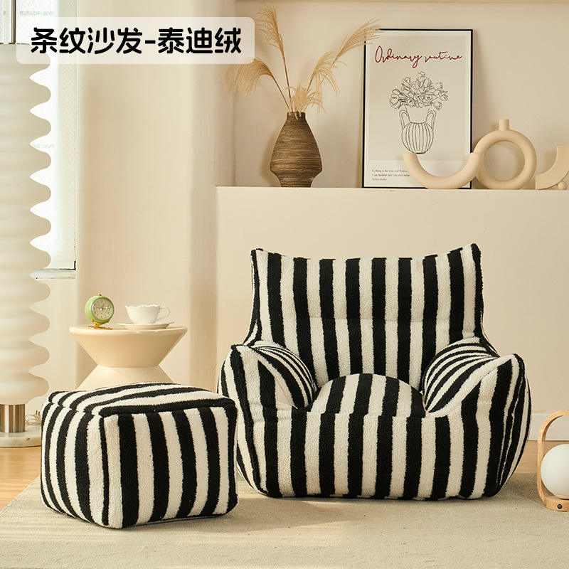 ลายม้าลาย [รองเท้าสลิปออนทรงเหลี่ยมเดี่ยว]