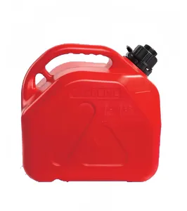 Tanques do álcool Tambor de óleo 5L 10L 20L à prova de explosão com punho Gasolina plástica vermelha Jerry Can para o equipamento marinho do veículo RV