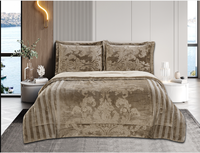 Couette en flanelle gaufrée éclairée et non éclairée 4 ensembles