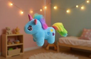 Peluche My Little Pony Unicorno 12 cm, Giocattolo Morbido per Bambini da 2 a 4 Anni, Unisex, Ornamento Pendente - Product Image 2