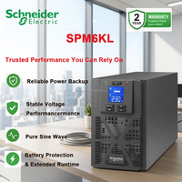 SPM6KL 6kVA Onduleur monophasé en tour prenant en charge une batterie externe, alimentation sans interruption pour les systèmes informatiques et les dispositifs de surveillance
