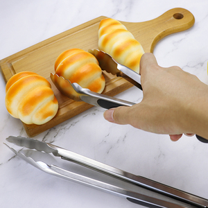 9 Inch and 12 Inch Stainless Steel Kitchen <b>Tong</b> Set Non slip Locked <b>Serving</b> Food <b>Tong</b> - Product Image 4