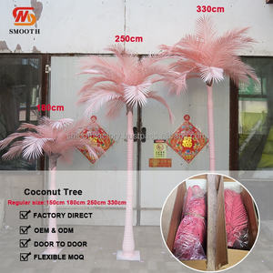 Árbol de Flores Artificiales LEDA Personalizable con Hojas Rosadas, Elegante Centro de Mesa para Bodas y Celebraciones - Product Image 2