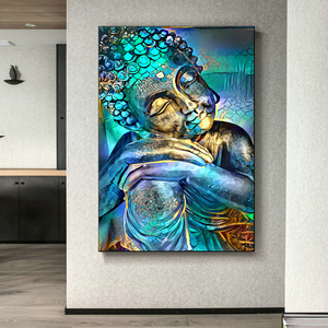Street Graffiti High Quality Abstract <strong>Buddha</strong> Religion Art <strong>Canvas</strong> Wall Art <strong>Buddha</strong> Picture <strong>Canvas</strong> <strong>Painting</strong> - Product Image 1