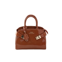 Sacs à main de luxe en cuir verni pour femmes, sacs à bandoulière tendance en PU brillant pour dames, sacs fourre-tout brillants à la mode