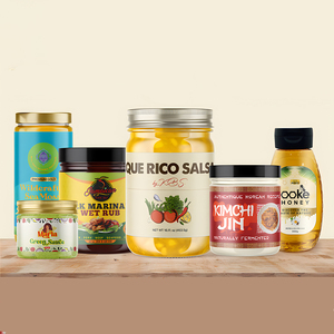 Tùy Chỉnh Không Thấm Nước Biểu Tượng Dán Bóp Hot Nước Sốt Chai Bao Bì Sticker Dính Bóng Gia Vị Jar Bao Bì Dán - Product Image 6