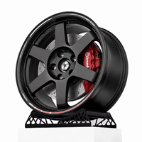 Nouvelles jantes en alliage d'aluminium forgé 17-19 pouces 20mm/25mm design concave pour Audi pour Chevrolet