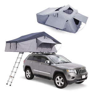 Carpa de Techo Rígida de Aluminio para SUV, para 4 Personas, Doble Capa, Tres Dormitorios, Una Sala de Estar - Product Image 4