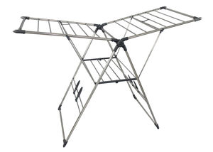 Séchoir à <span class=keywords><strong>linge</strong></span> en acier inoxydable personnalisé, pliable, robuste, pour intérieur et extérieur - Product Image 2