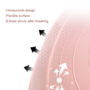 Biểu Tượng Tùy Chỉnh Màu Xanh Lõi Màu Đào Tạo Pilates Bóng 55 Cm Mang Thai Kích Thước Chống Cháy Nổ Tập Thể Dục Yoga Bóng - Product Image 5