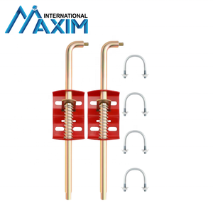 Ancre de poteau de clôture pour bétail, boulon de fixation en acier galvanisé de 17 pouces, verrou de sécurité en métal lourd pour <span class=keywords><strong>portail</strong></span> tubulaire - Product Image 6