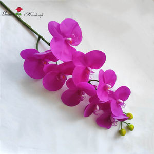 QSLH-H1357ขายส่ง Latex ผีเสื้อ Real Touch Phalaenopsis <span class=keywords><strong>Orchid</strong></span> สำหรับงานแต่งงาน - Product Image 2