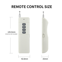 Récepteur de télécommande sans fil RF 4 canaux DC12V-48V 315MHz 433MHz 868MHz, interrupteur sans fil universel pour grue industrielle