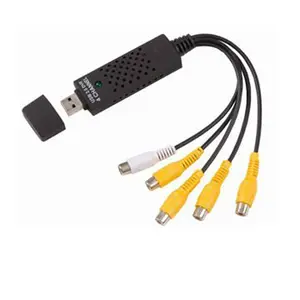 Caja de vídeo DVR USB, 4 canales, tarjeta de captura para cámara CCTV, fácil de usar