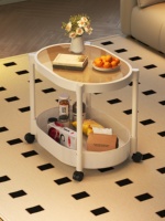 Chariot de rangement / Étagère roulante / Chariot utilitaire pour cuisine et salle de bain en métal et PP