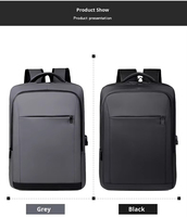 Mochila Personalizada para Computadora Portátil, Impermeable, para Uso Diario y al Aire Libre, con Forro de Poliéster Resistente, Cierre de Cremallera y Puerto USB