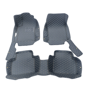 2024 popular <span class=keywords><strong>precio</strong></span> bajo gran oferta alfombra de coche alfombra de piso de lujo impermeable antideslizante 7D 5D EVA cuero PVC logotipo personalizado - Product Image 2