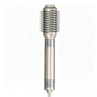 Brosse coiffante à air chaud 110000 tr/min, sèche-cheveux multifonctionnel 1200W avec 8 accessoires, lisseur et boucleur